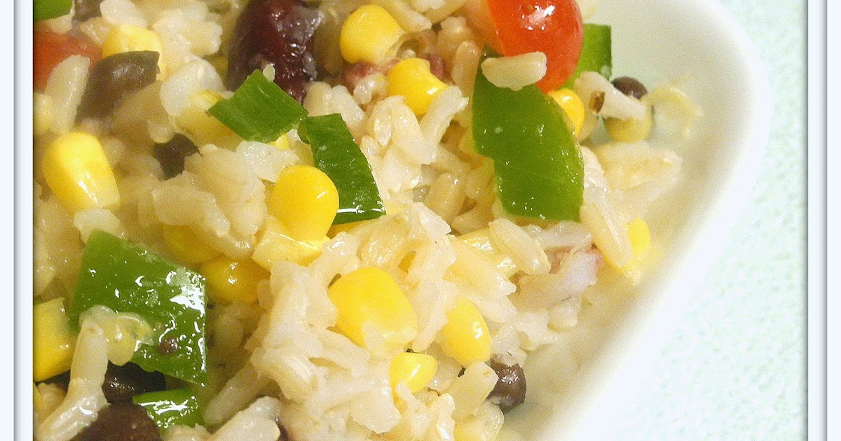 Confetti Rice, Corn & Bean Salad