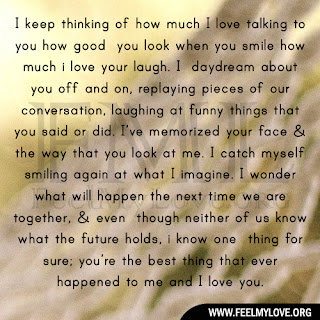 I keep thinking of how much I love