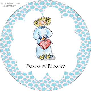 kit festa do pijama para imprimir grátis