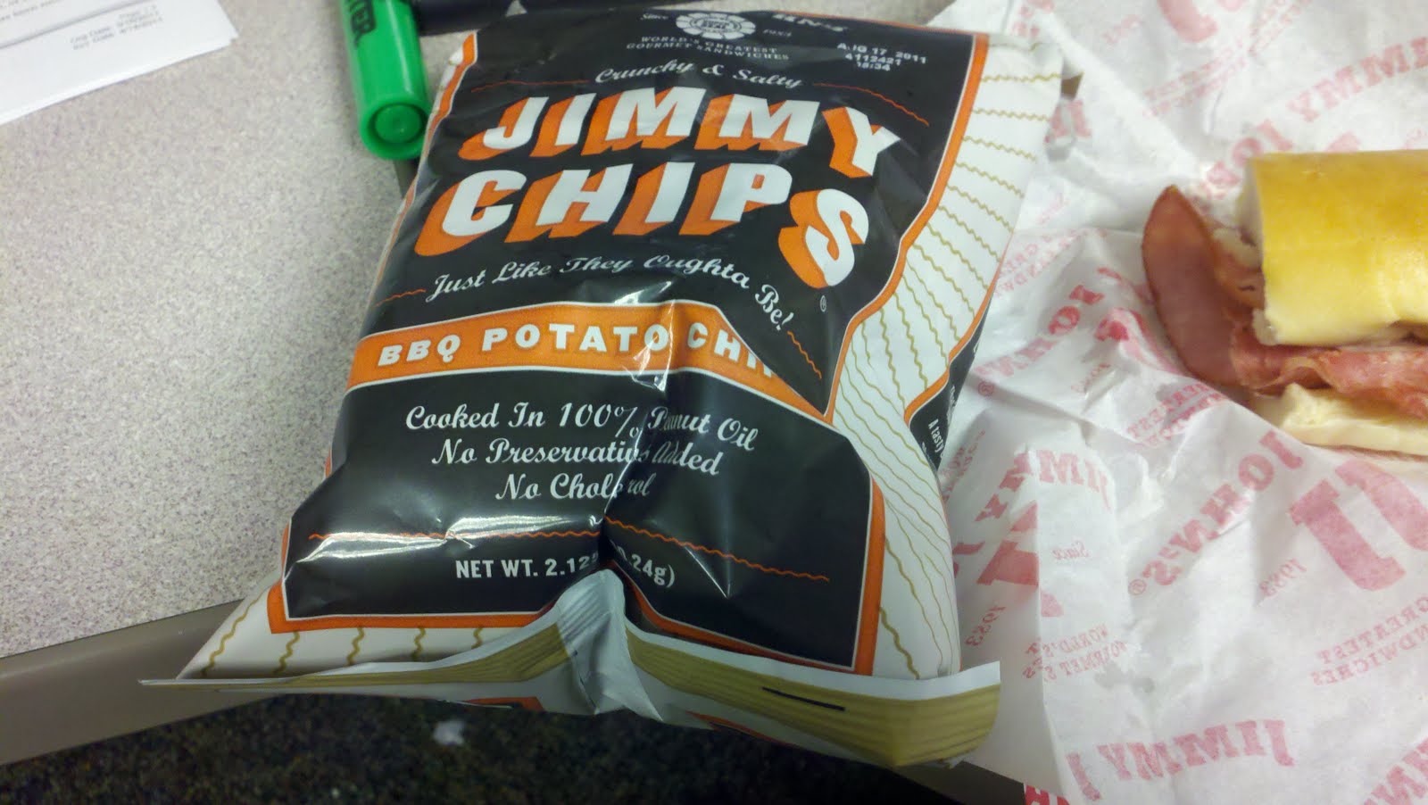 Random Dude Eats Random Food Yeah I Used to Be A Hater Jimmy Johns Review