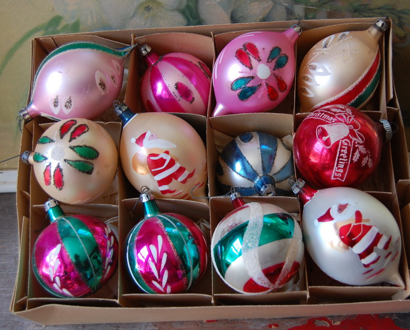 Vintage Clothing Love Vintage Christmas Ornaments