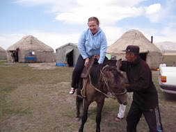 Horse back riding in northern Kyrgyzstan