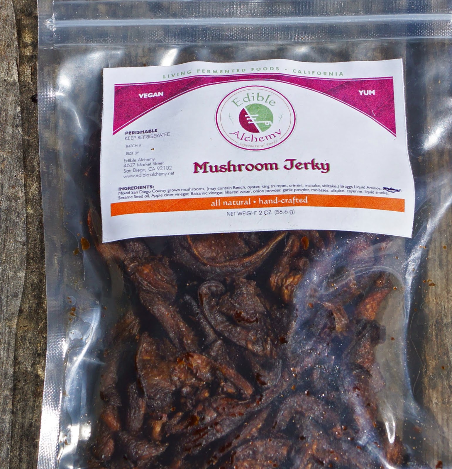 MAD MEAT GENIUS MUSHROOM JERKY