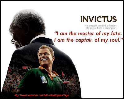 Movie Quotes and Dialogues: Invictus Movie Quotes
