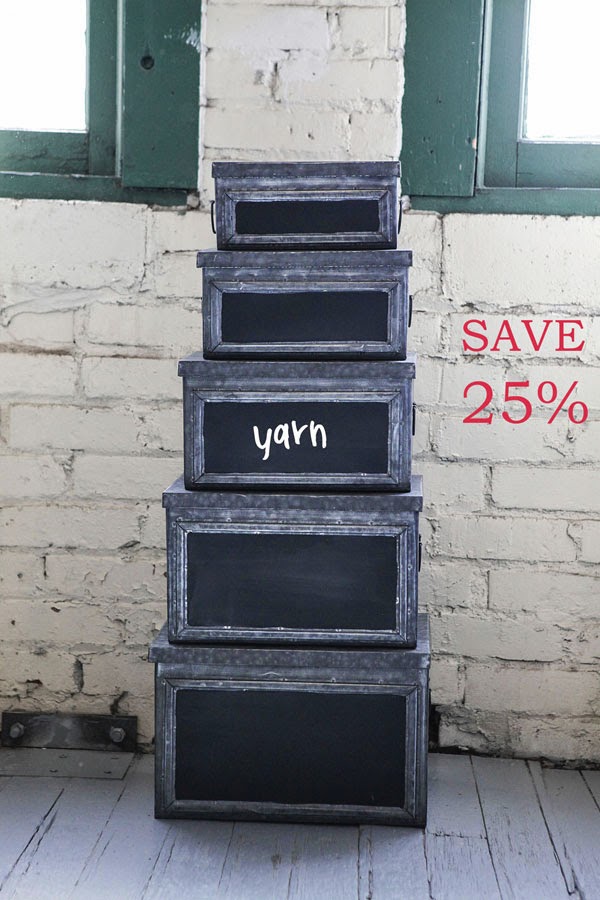 farmhouse musings SAVE 25 On Our Metal Boxes with Chalkboard Fronts