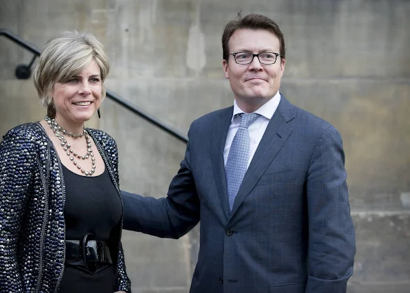 King Willem Alexander and Queen Maxima, Princess Beatrix, Princess Mabel, Princess Laurentien and Prince Constantijn of the Netherlands attend the 2015 Prince Claus Awards at the Royal Palace