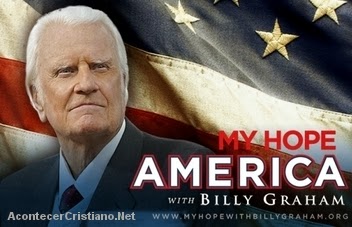 Billy Graham prepara su último mensaje en cruzada evangelística "Mi Esperanza" Billy Graham en Mi Esperanza