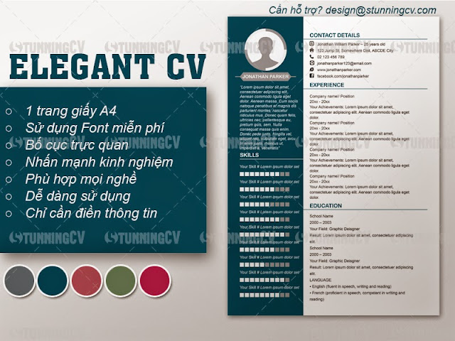 StunningCV - Thiết Kế và Viết CV/Đơn Xin Việc Chuyên Nghiệp - 9
