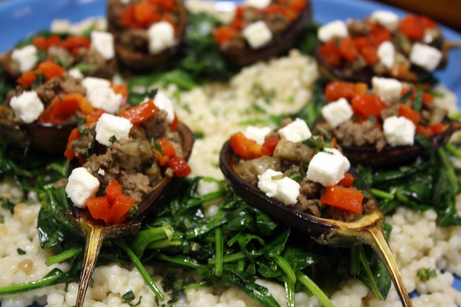 MakeMeals Mama Greek Style Stuffed Baby Eggplant