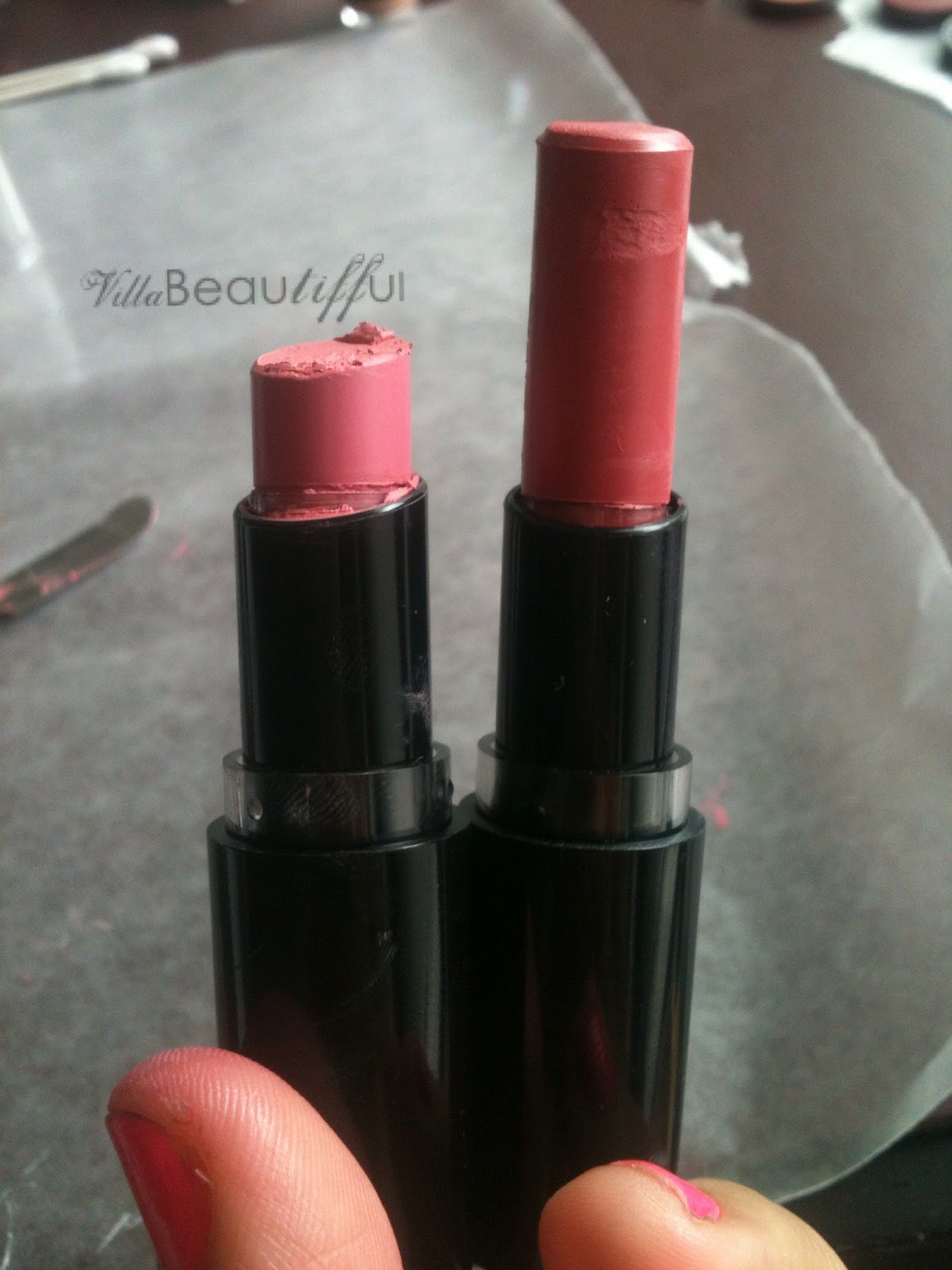 villabeauTIFFul my makeup of the day & beauty galore DIY Lipstick