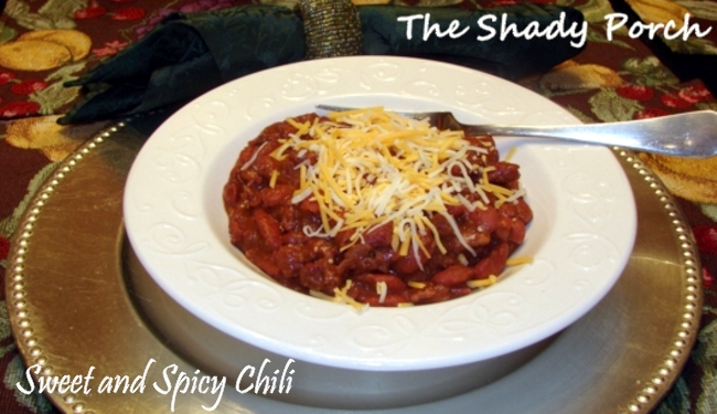 Sweet and Spicy Chili by The Shady Porch Sweet and Spicy Chili