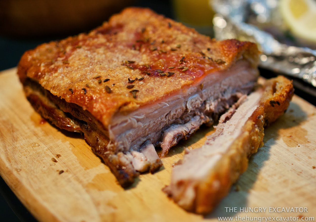 The Hungry Excavator Easy Roast Pork in Milk with Crackling Recipe!