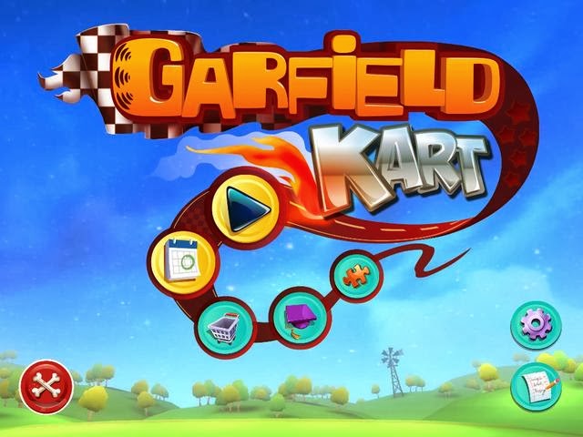 garfield kart characters garfield kart characters