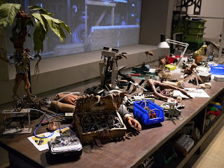 Animatronics parts used in filming at WB Harry Potter Studio Tour in London