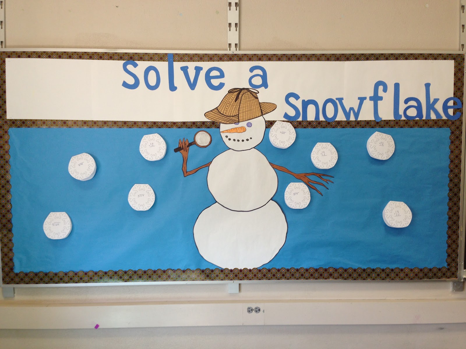 Winter Interactive Bulletin Board Teaching Tales Along the Yellow