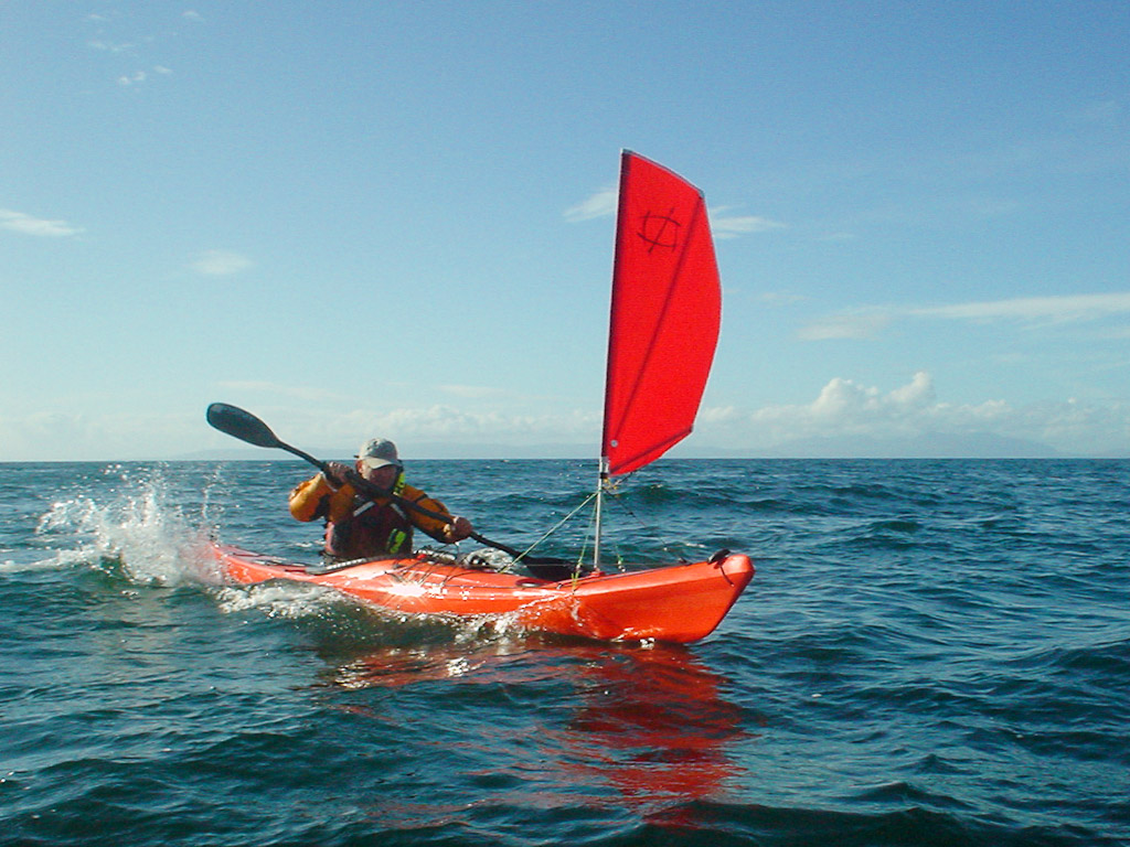 Sea kayaking with Is it worth tacking upwind with a