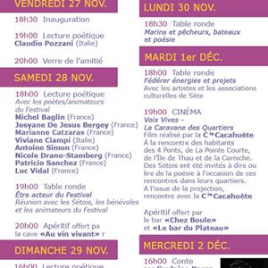 Voix Vives Sète 27 -11- 2015 / 2-11-2015 FRANCE