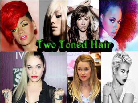 Two Toned Hair Trend