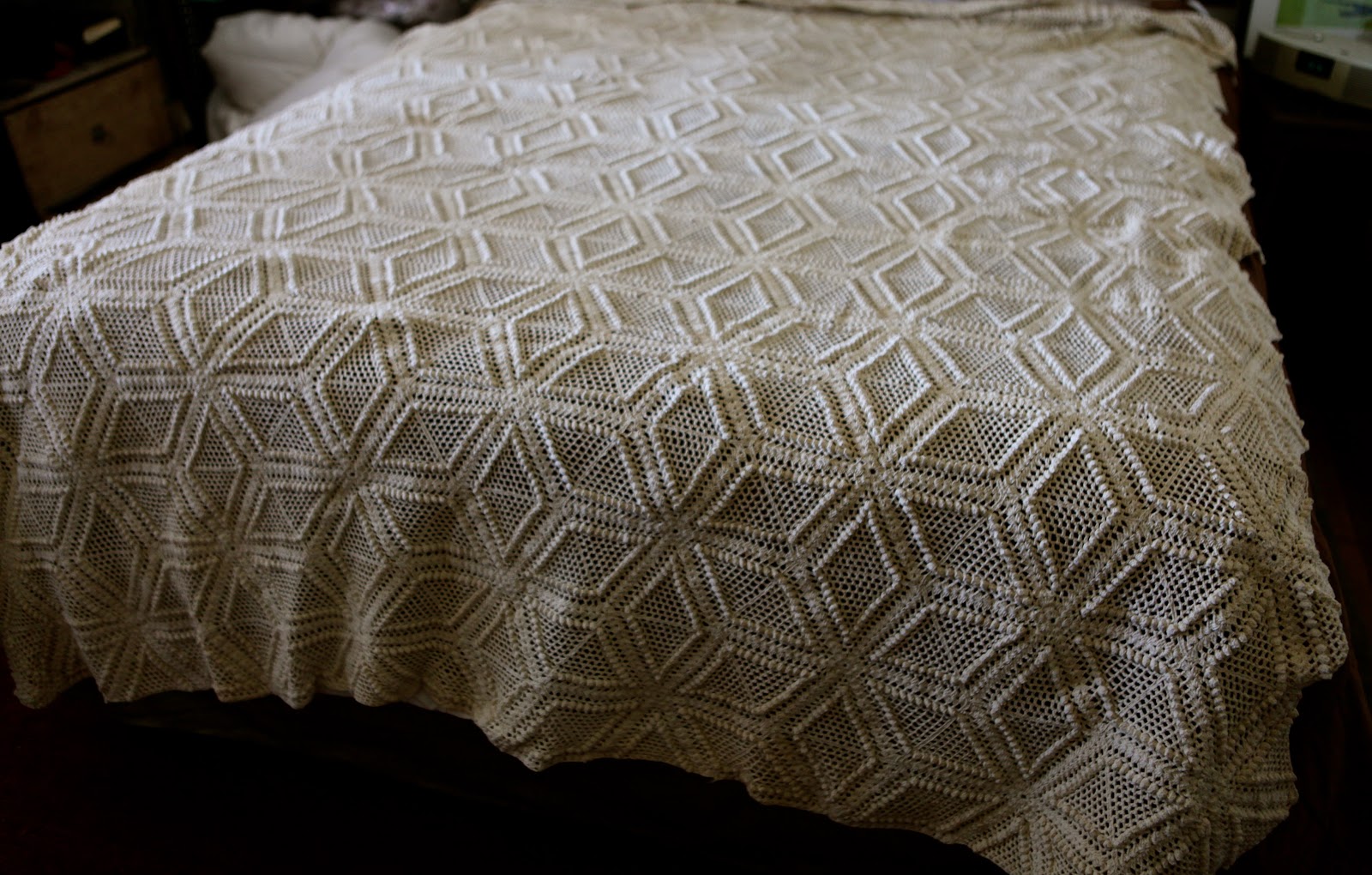 Gypcee Trunk Show Vintage Macrame Bedspread