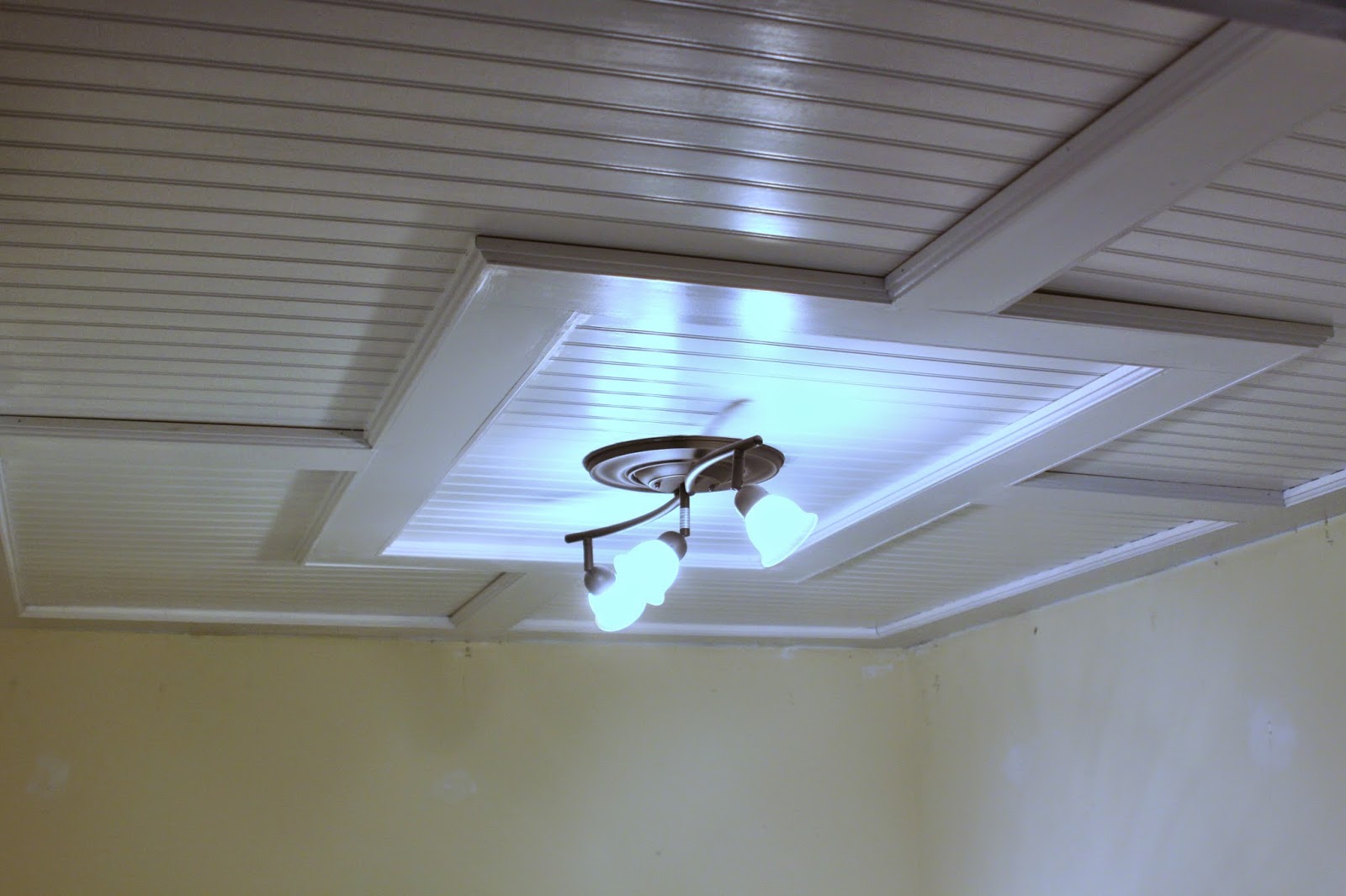 Our Pinteresting Family Laundry Room Beadboard Drop Ceiling