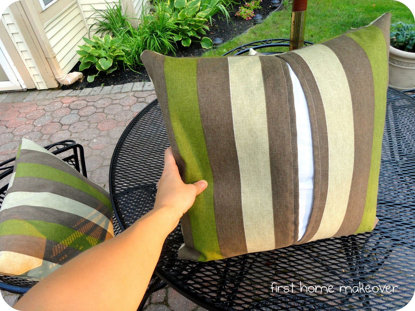 first home makeover Patio Set & Outdoor Pillow Covers