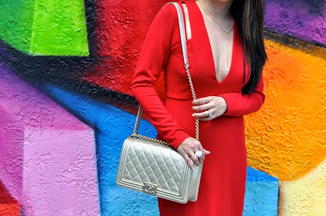 Chanel Boy Bag, t+j Designs Star Lariat Necklace