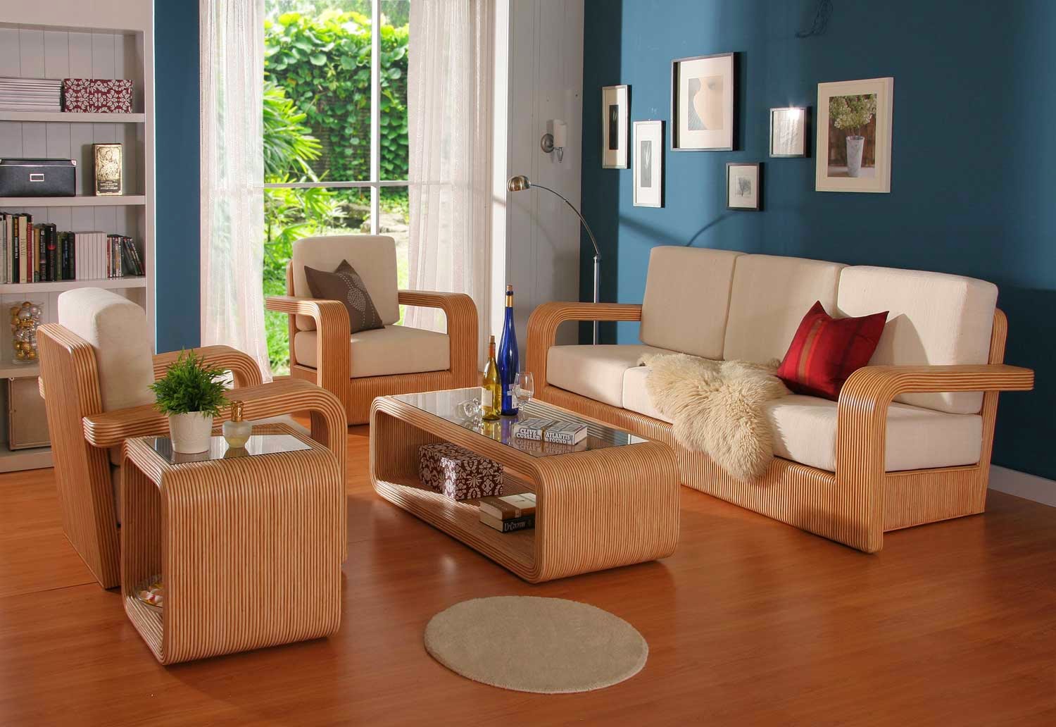 living room wooden shelf