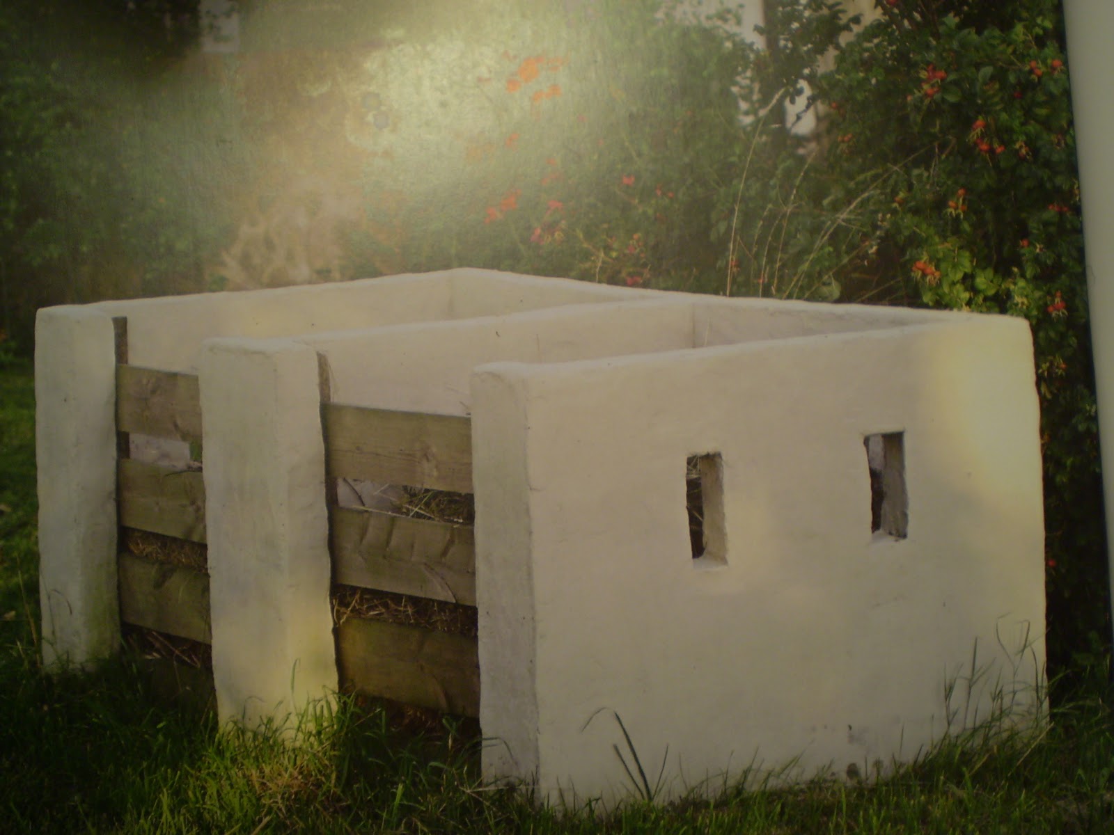 Concrete compost bin questions