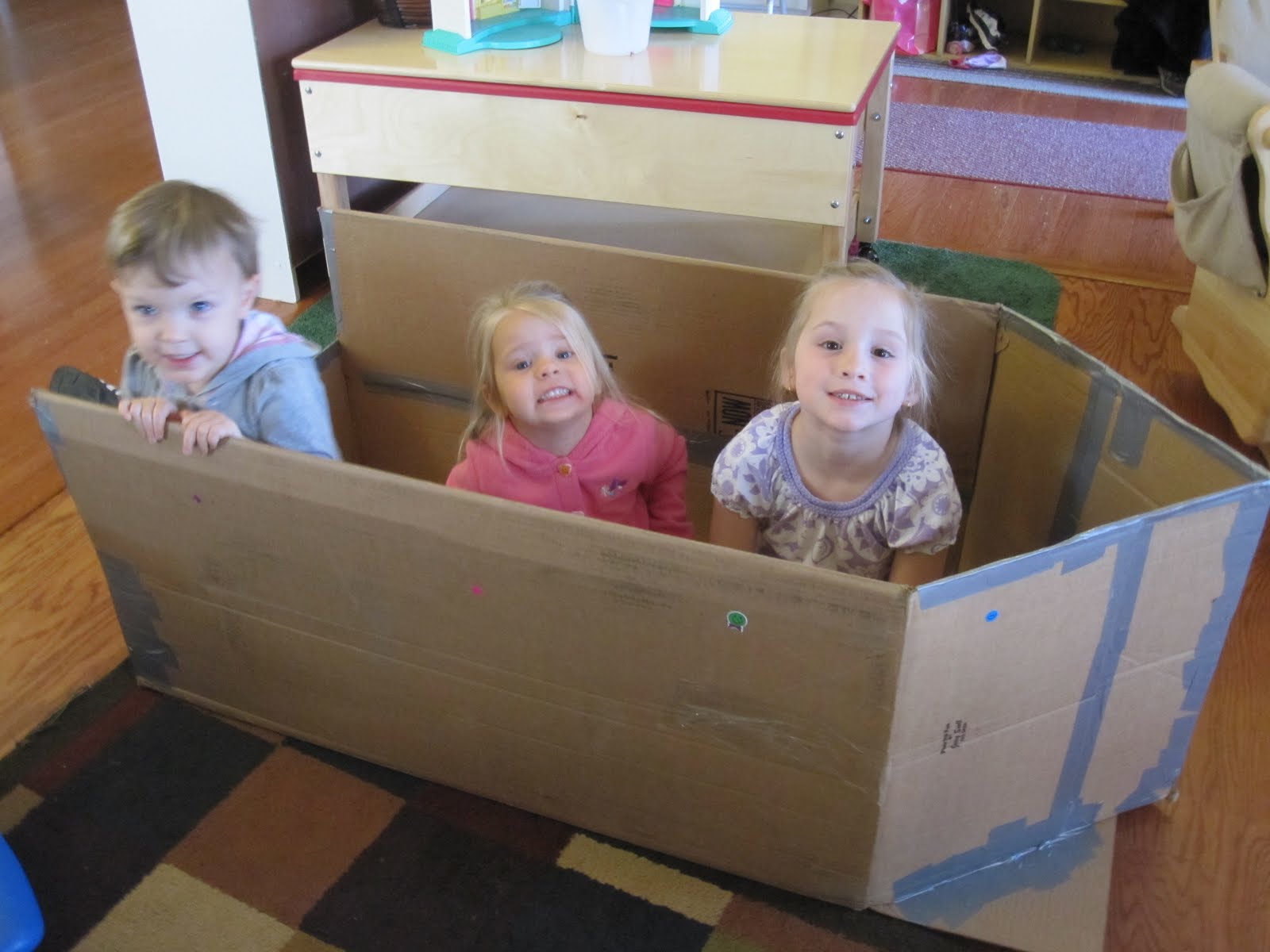 Cardboard Box Boat