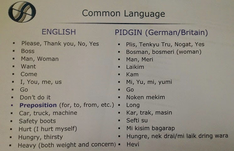pidgin language
