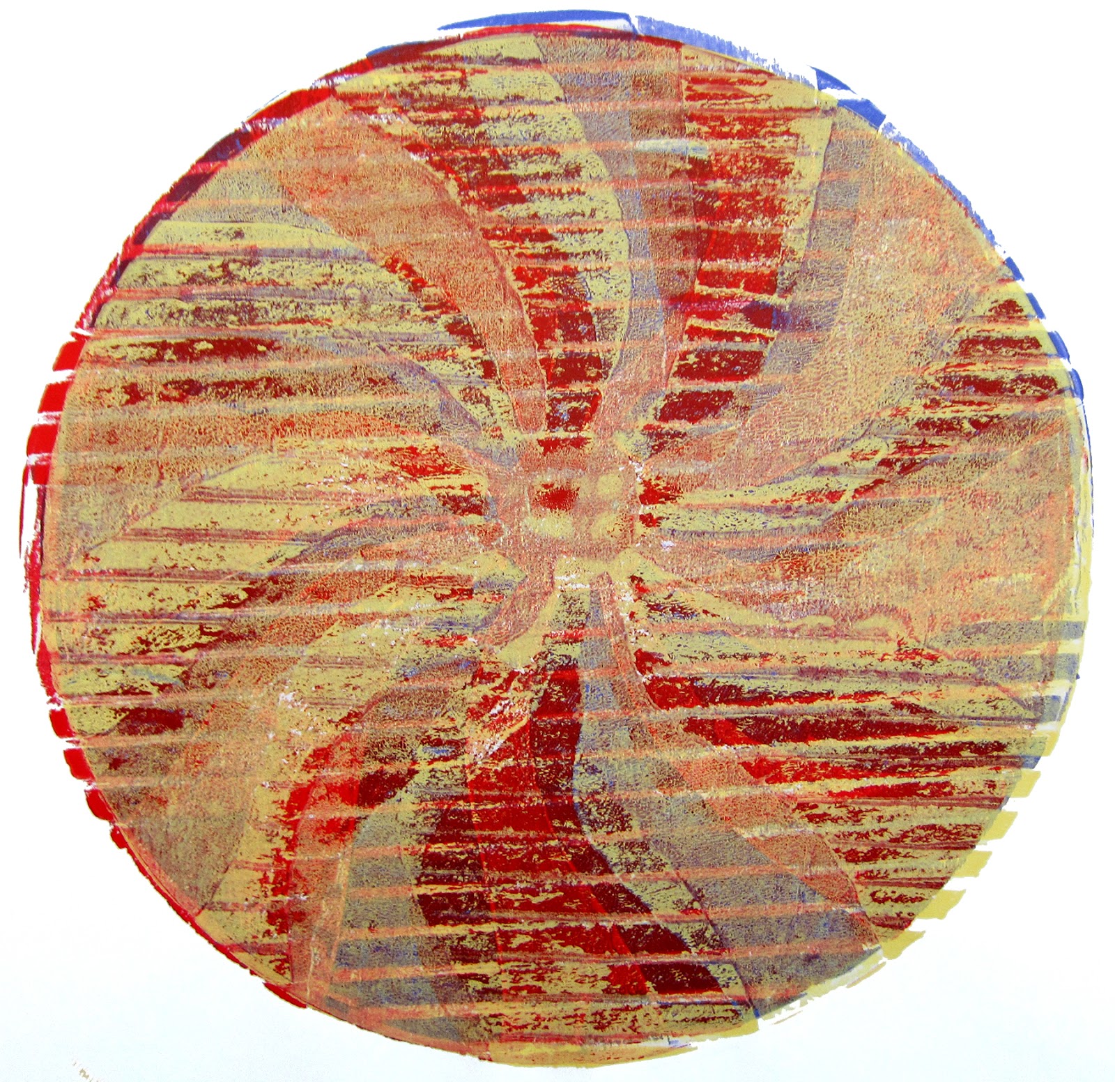 Printing with Gelli Arts® Gelli® Printing with DIY Cardboard Texture