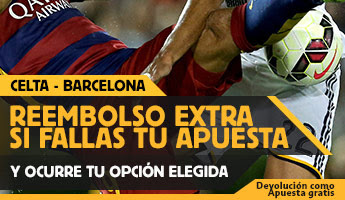 betfair reembolso 25 euros Liga bbva Celta vs Barcelona 23 septiembre betfair reembolso 25 euros Liga bbva Celta vs Barcelona 23 septiembre