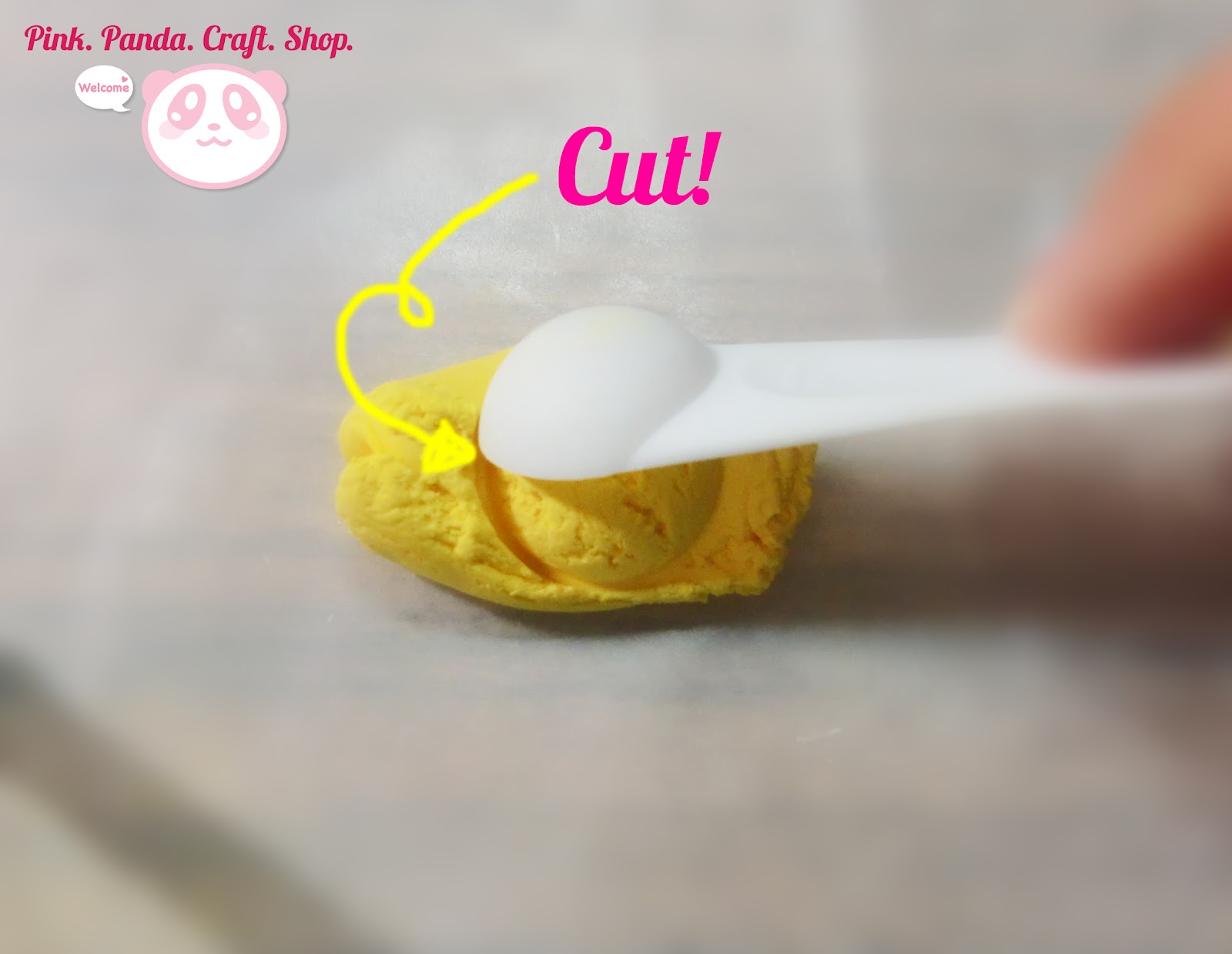 How to make polymer clay icecream scoop