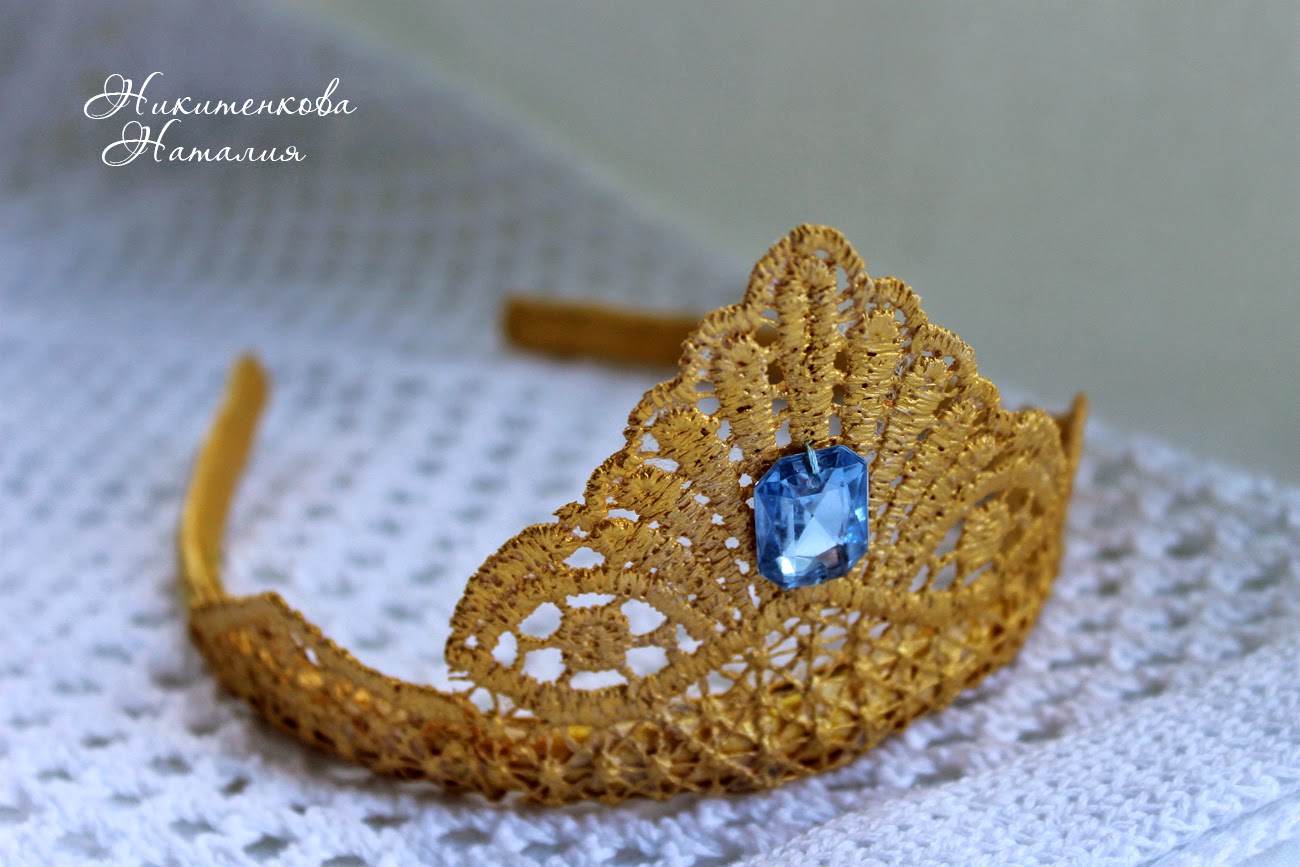 Корона для девочки корона, Эльза, Холодное сердце, корона из кружева