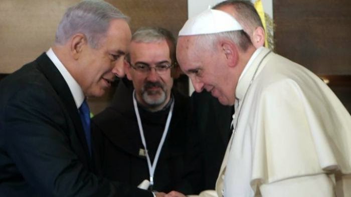 PM Israel Benyamin Netanyahu dan Paus Fransiskus bertemu di Jerusalem PM Israel Benyamin Netanyahu dan Paus Fransiskus bertemu di Jerusalem