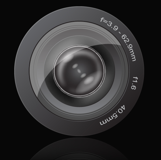 Illustrator tutorial make a camera lens