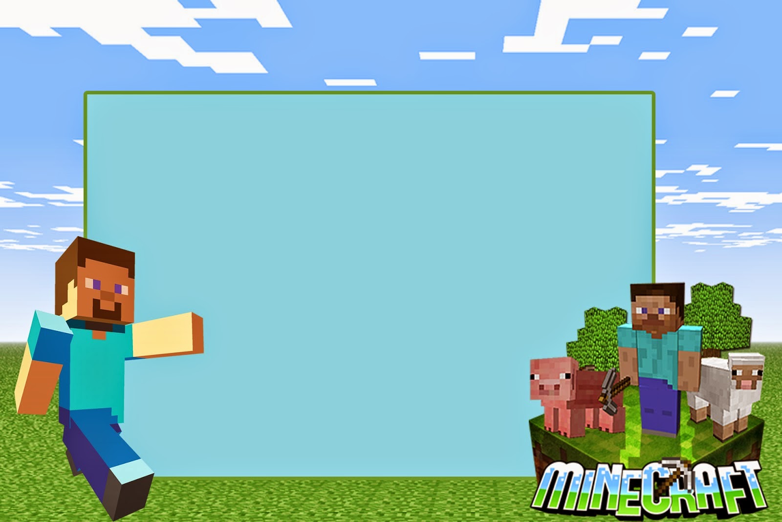 9 ideas de Maicraf  fiesta minecraft, invitaciones de minecraft