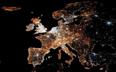 visualisering av användning av sociala medier i Europa