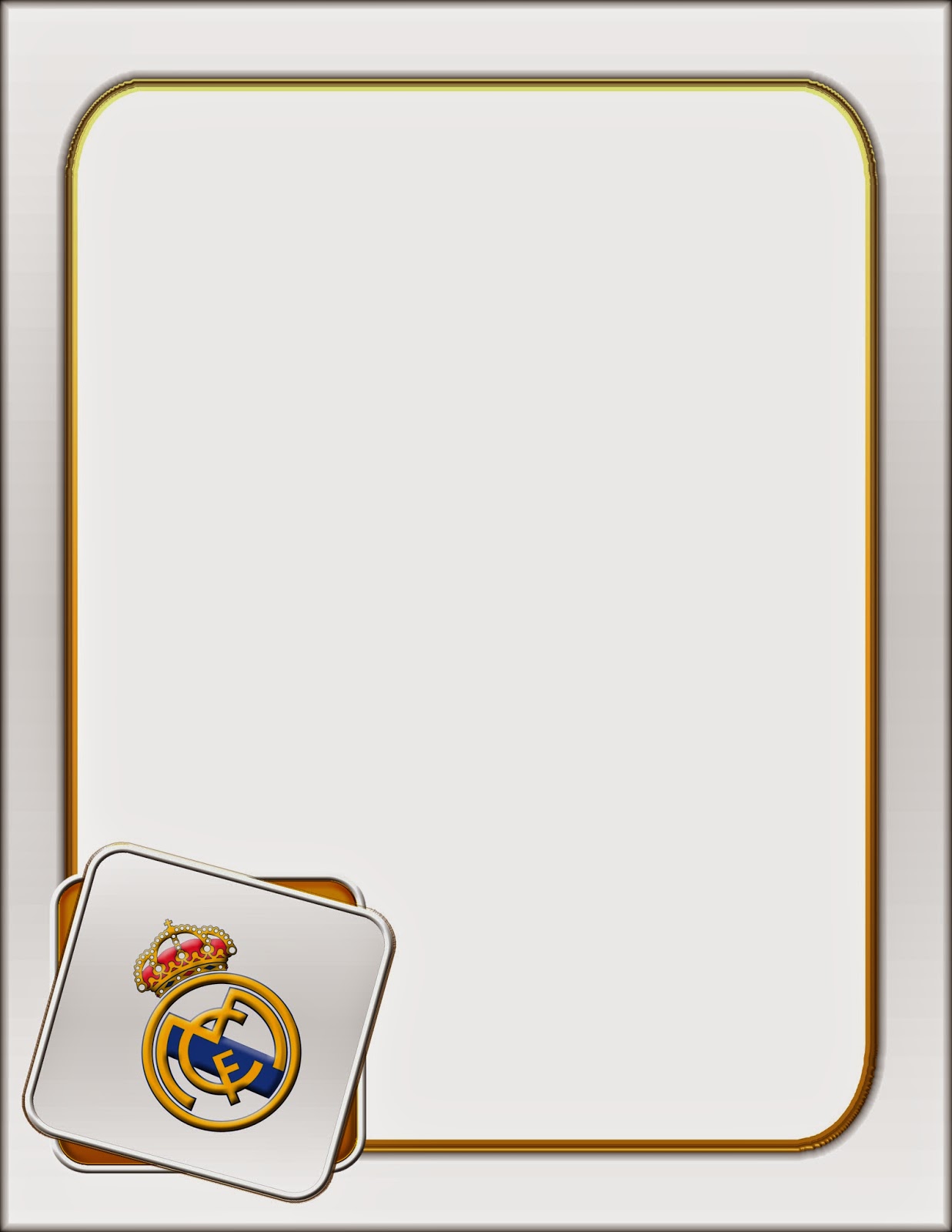 Marco para hacer fotomontajes del Real Madrid