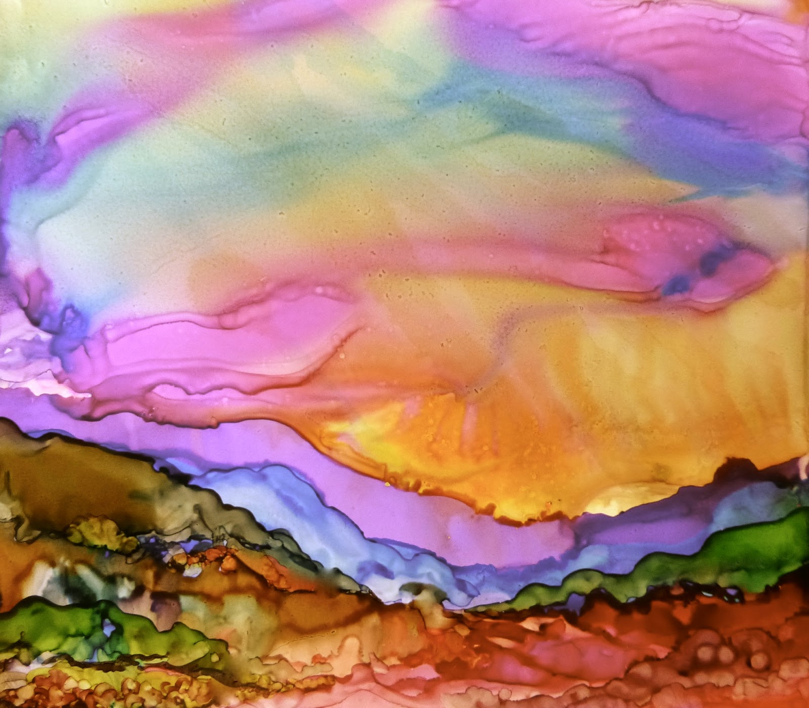 How to Paint with Alcohol Inks, by Wendy Videlock