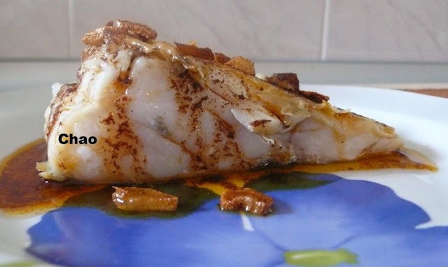 Bacalao A La Plancha Con Ajo Y Pimentón.
