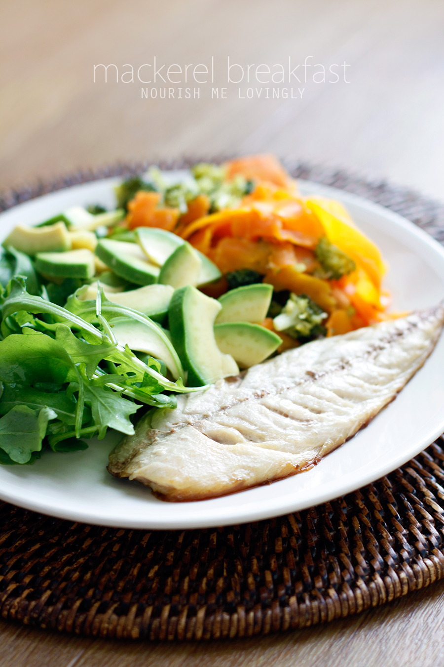 Nourish me lovingly Mackerel breakfast (GAPS)