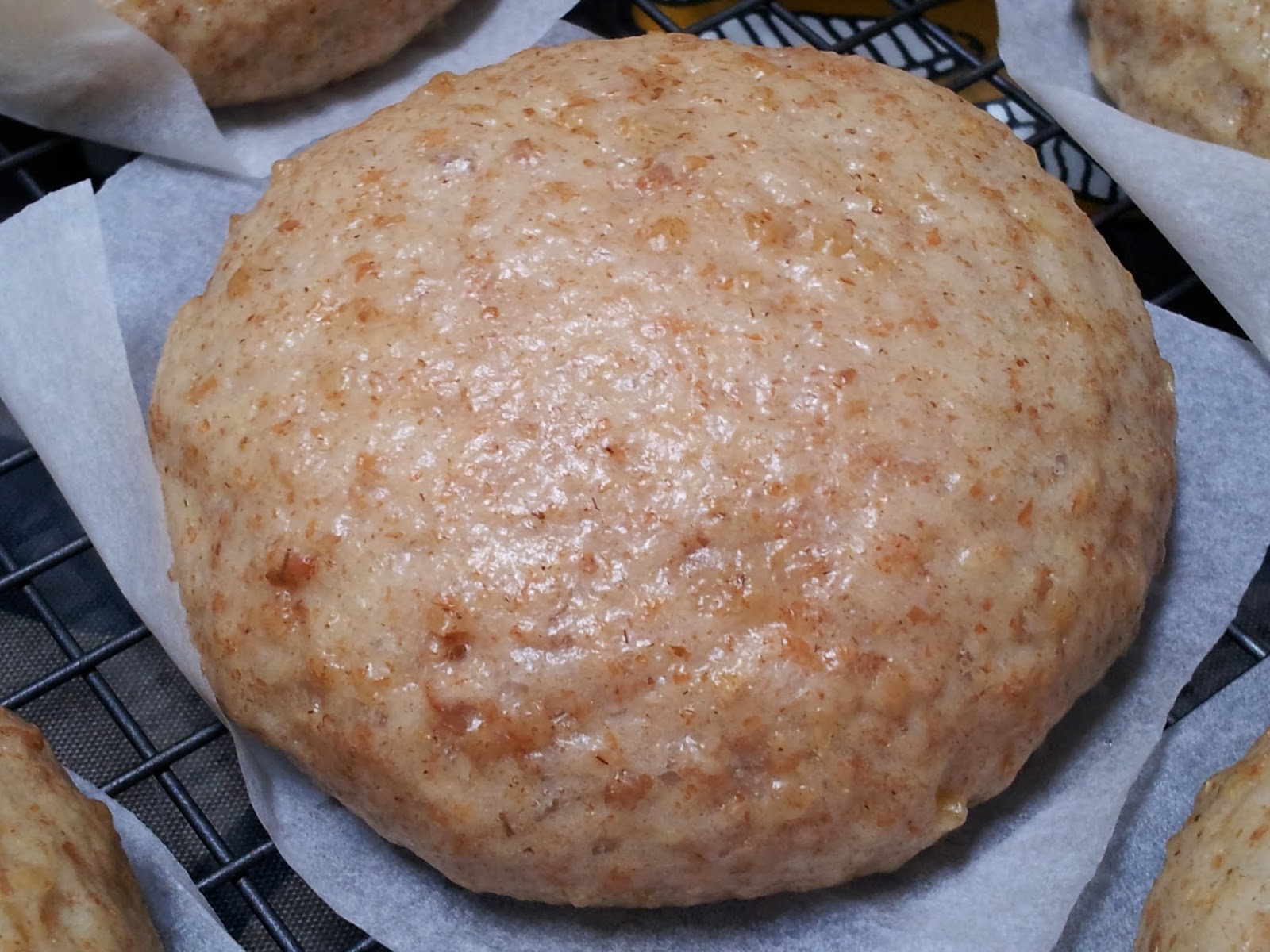 Simple Baking Kibbled Wheat Mantou (steamed bun)