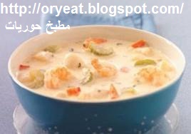  طريقة عمل شوربه السى فود بالكريمه بالصور 