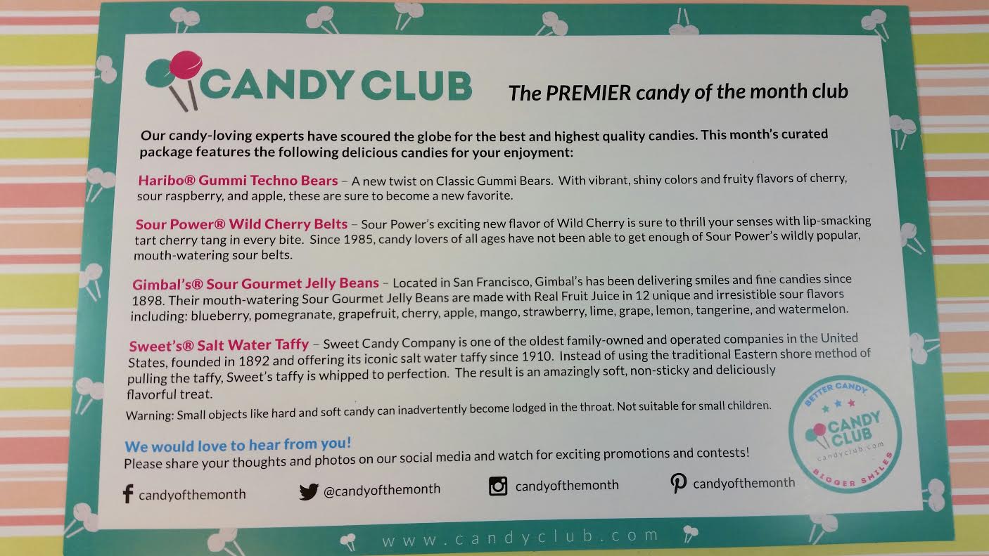 Candy club coupon code