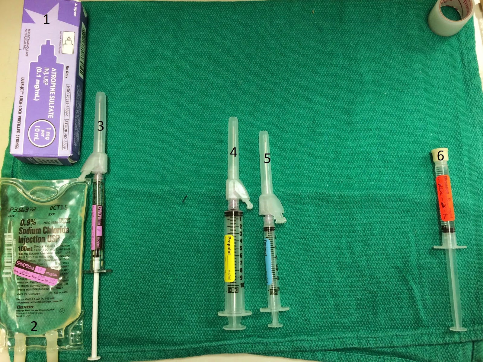 CWRU MSA Primer Table Top and Drug Cart Setup
