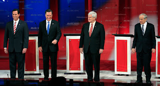  Romney, Gingrich, Ron Paul 