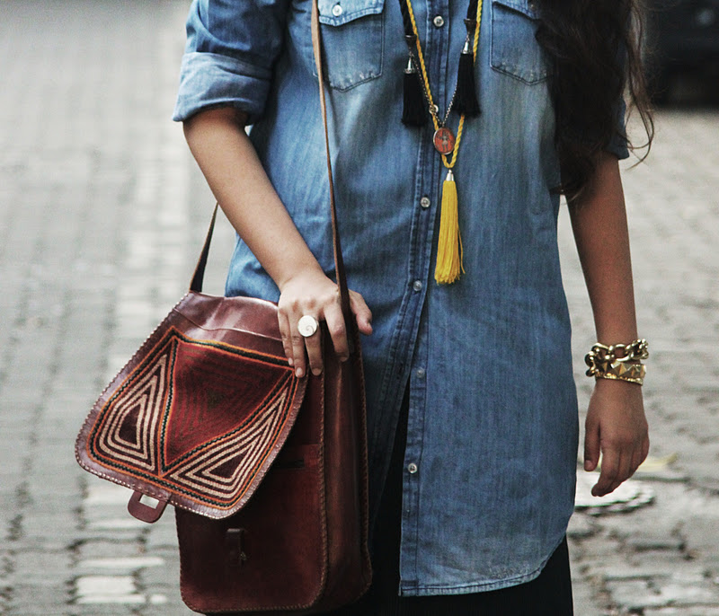 skirt with an open denim shirt that doubled up as a blazercumshirt skirt with an open denim shirt that doubled up as a blazercumshirt