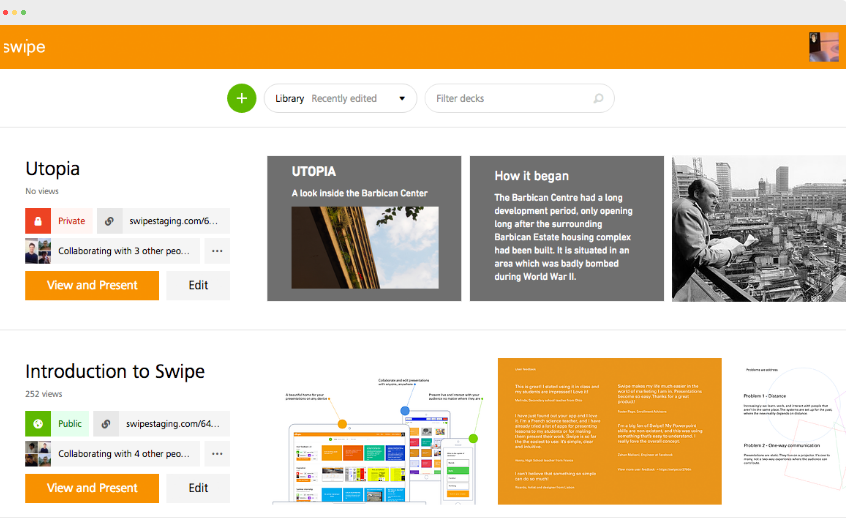 7 professional websites to make online presentations with ease
