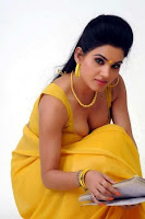 Hot Actress Kavya Singh Cleavage photos in Yellow Blouse Hot Actress Kavya Singh Cleavage photos in Yellow Blouse